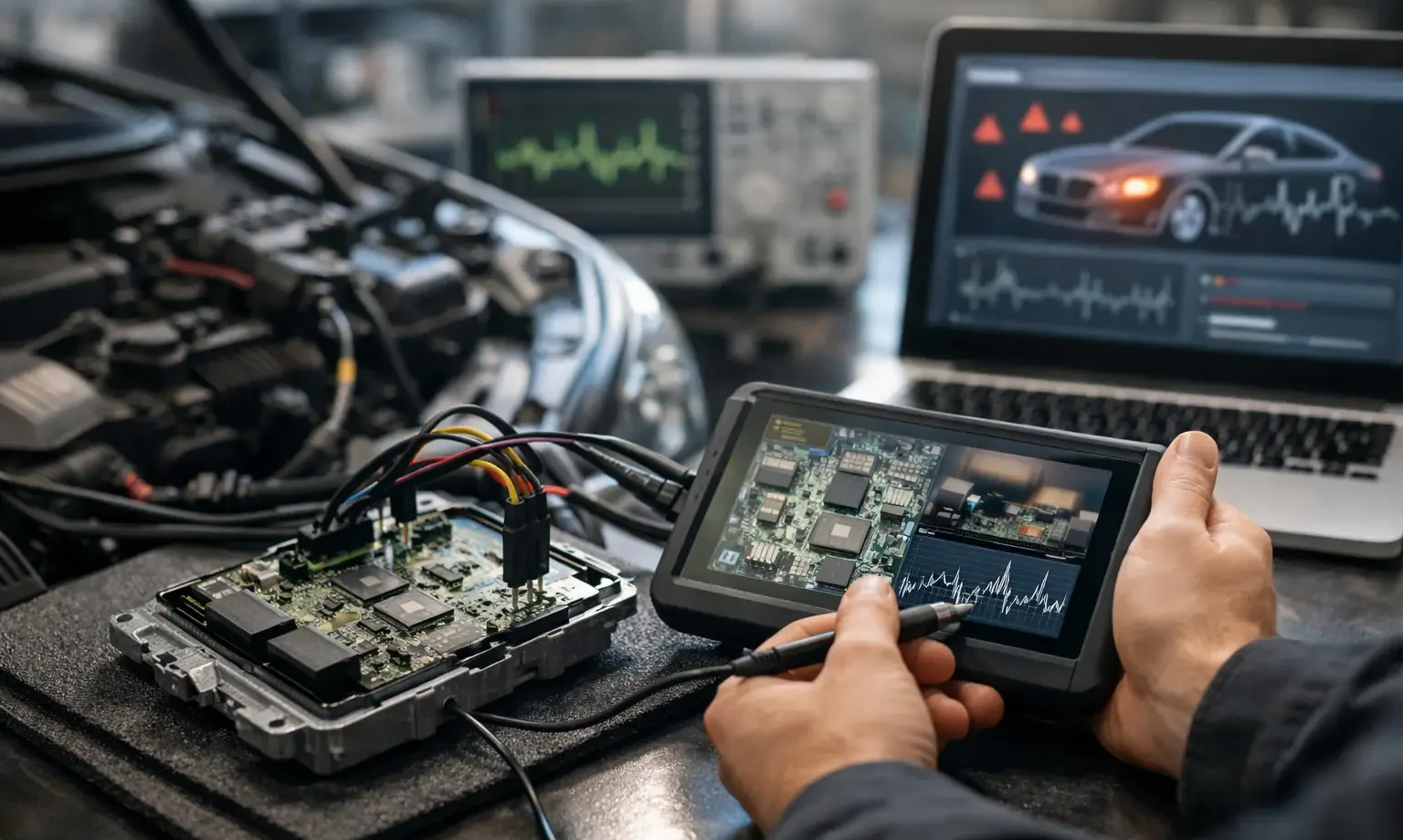 Programação de centralinas e erros eletrónicos