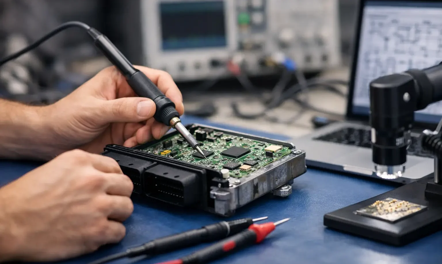 Reparação de centralinas e unidades eletrónicas