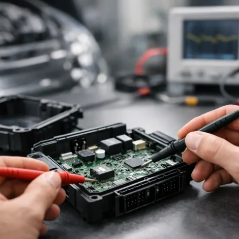 Como testar módulo eletrónico avariado