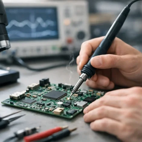 Como funciona a reparação eletrónica