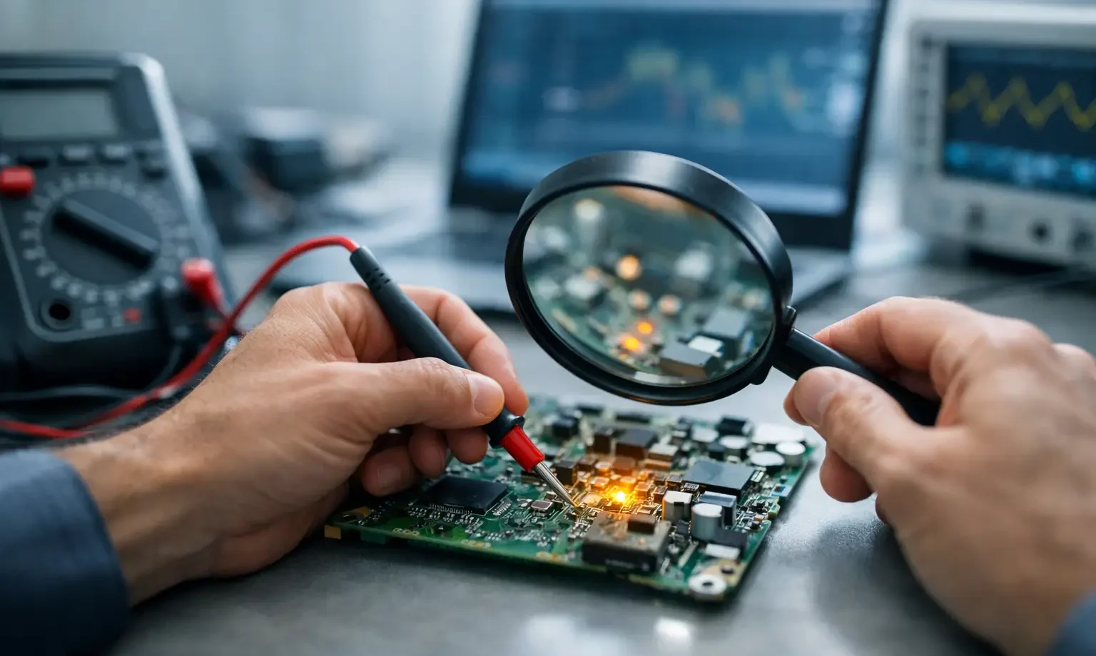 Como identificar erro intermitente eletrónico