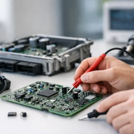 Guia para avarias em módulos eletrónicos