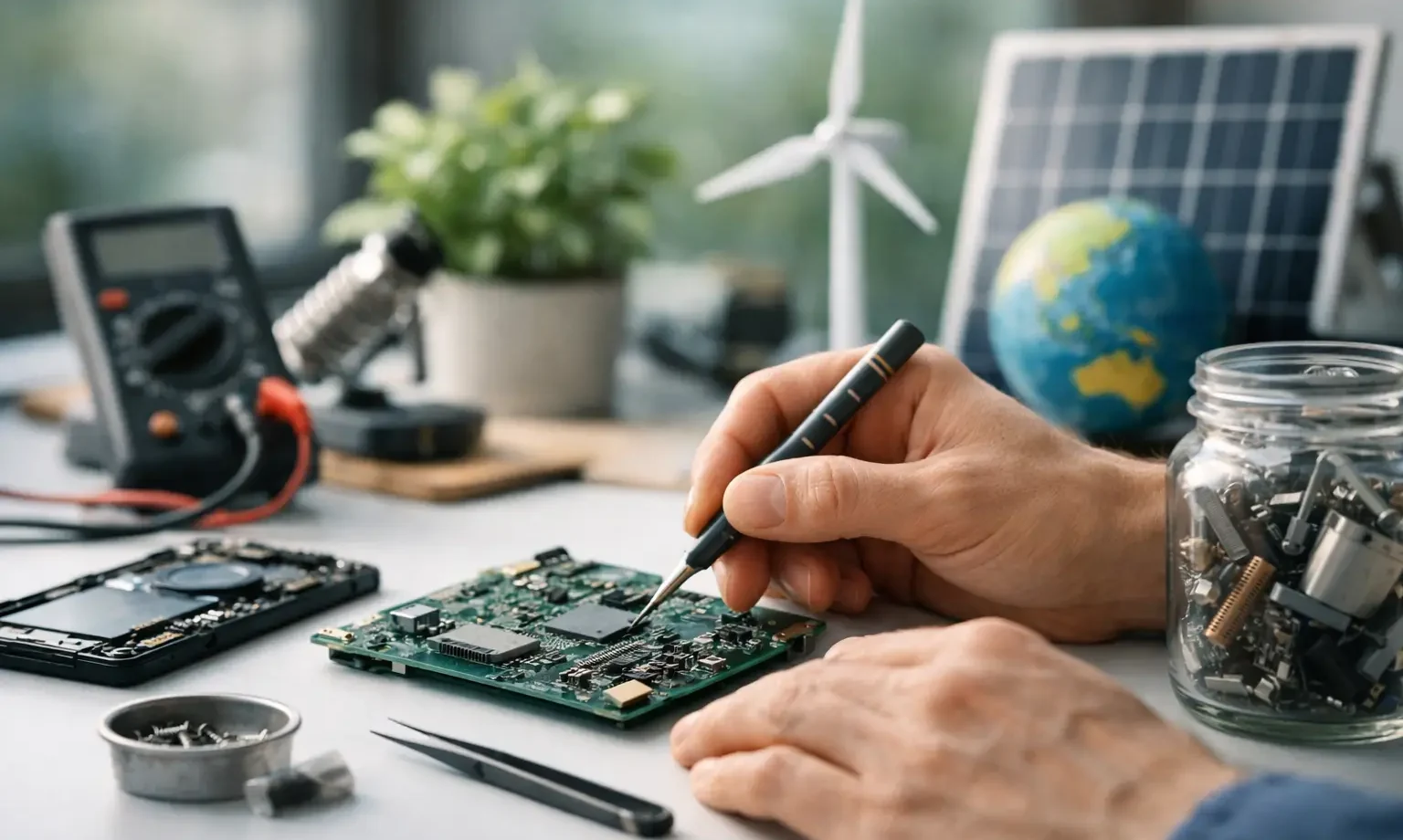 Benefícios da reparação sustentável na eletrónica