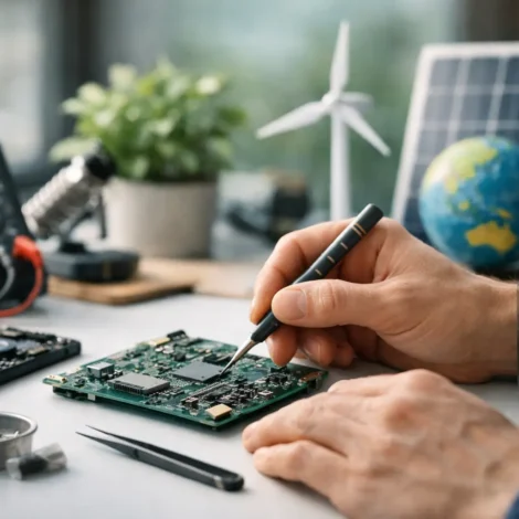 Benefícios da reparação sustentável na eletrónica