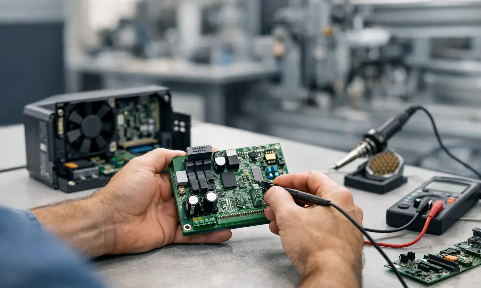 Como recuperar módulo eletrónico industrial