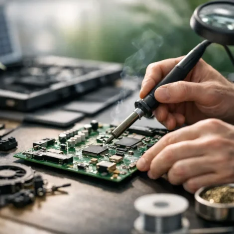 Reparação eletrónica sustentável com critério