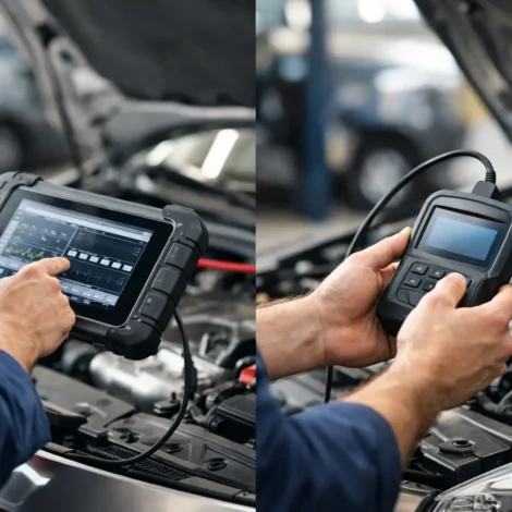 Diagnóstico eletrónico profissional versus genérico