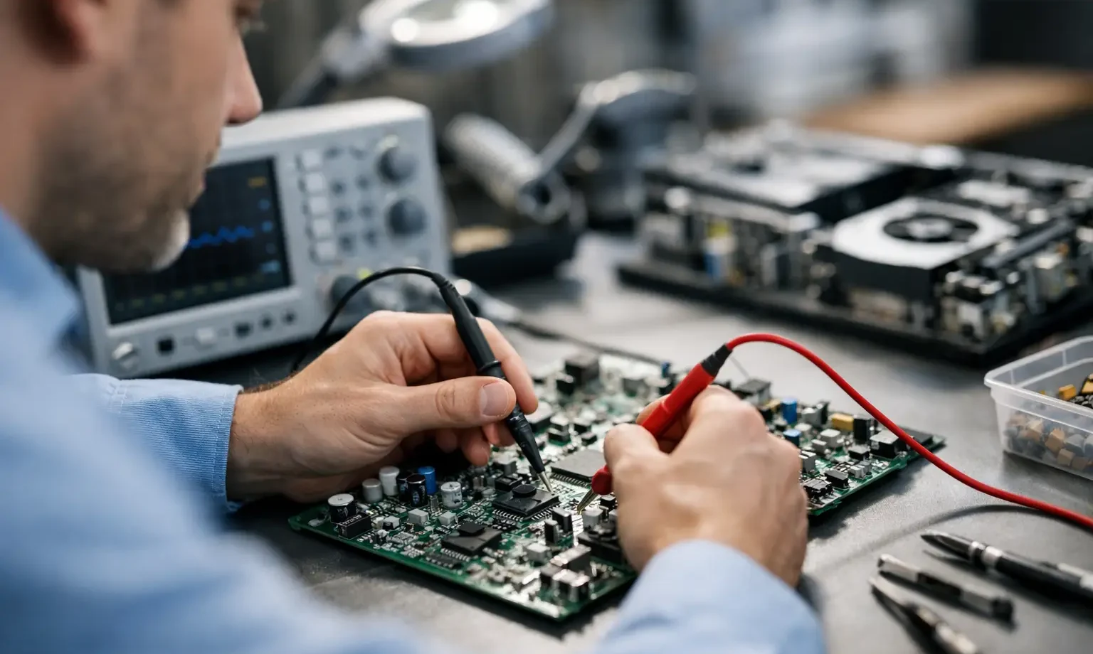Experiência técnica em eletrónica que dá confiança