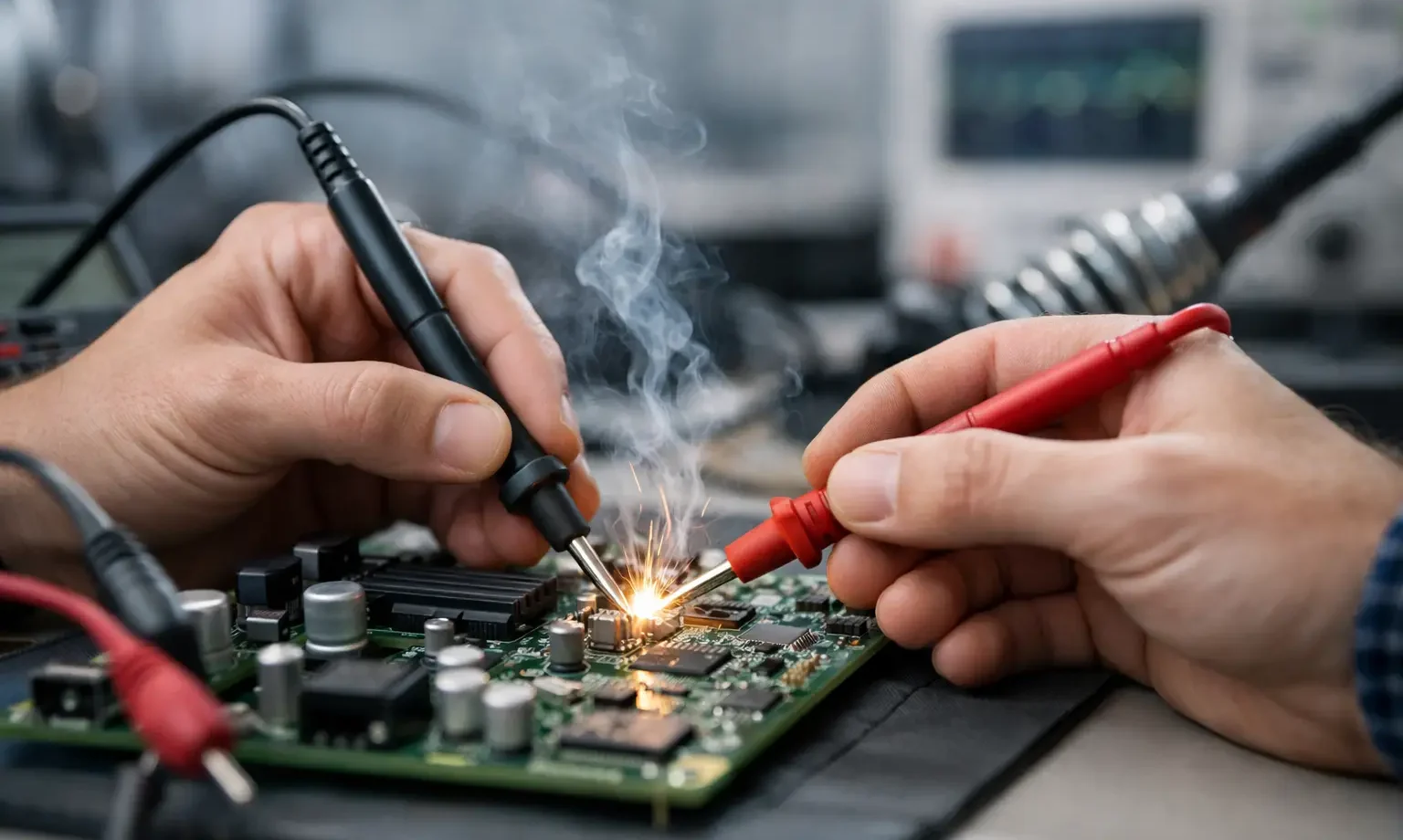 Como detetar um curto-circuito eletrónico