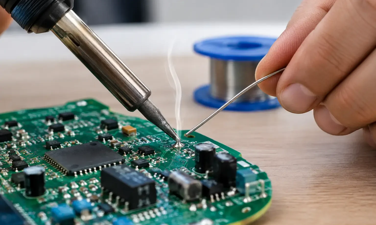 Soldadura Técnica em Eletrónica Bem Executada