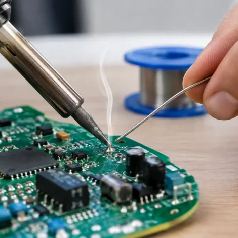 Soldadura Técnica em Eletrónica Bem Executada