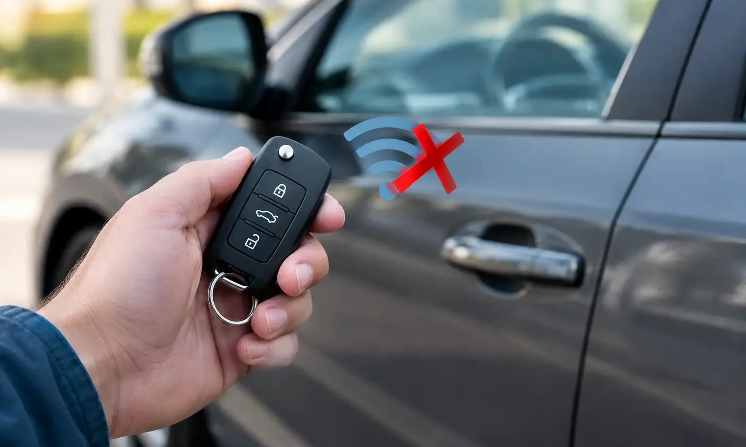 Caso de falha no imobilizador automóvel