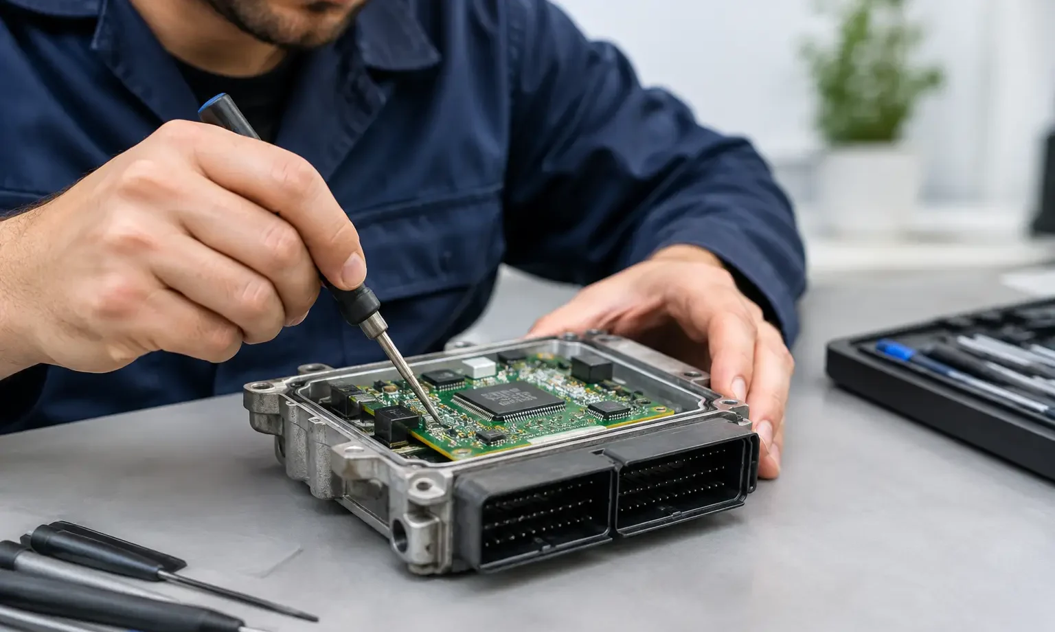 Uma centralina avariada pode ser reparada?